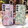 Wrist Strap Fashion Design Phone Case For Samsung Galaxy M34 5G/SM-M346B Soft Case Phone Holder Back Cover Protective