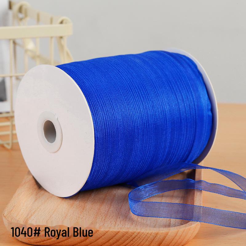 1 см прозрачная снежная пряжа лента для аксессуаров для волос и подарочных пакетов