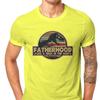 Father Day Daddy Grandpa Pure Cotton Tshirts Fatherhood Like A Walk In The Park Elegant Men T Shirts Leisure Men Clothes Ofertas