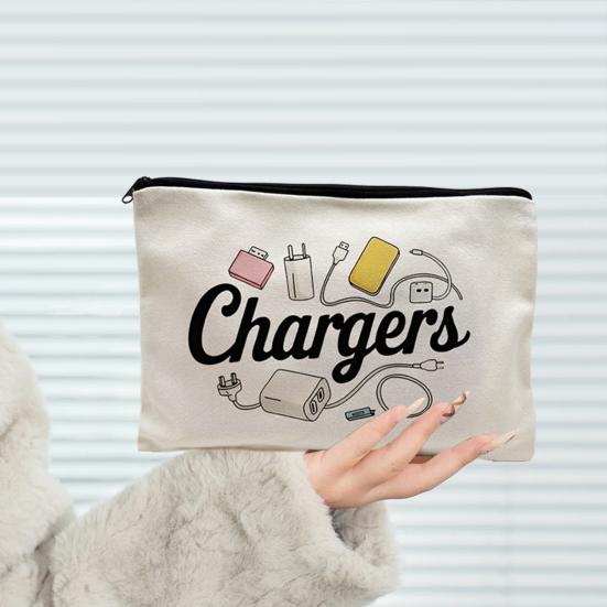yangyizhi Storage Bag, Large Capacity Travel Organizer, Wear-Resistant Portable Cosmetic Zipper Pouch, for Stationery Makeup And Crafts