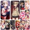 Милый чехол для телефона Himiko Toga Anime для iPhone 5 5s 2020se 6 6s 7 8 plus x 10 XR XS 11 12 13 mini pro MAX черная задняя крышка из ТПУ