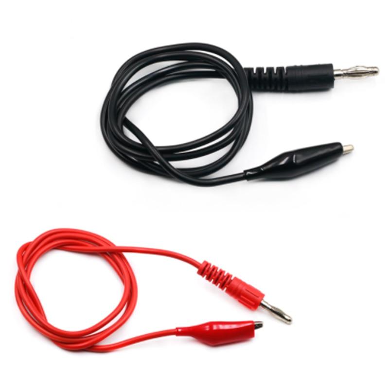 4 мм штекер типа «банан» двойной кабель с зажимами типа «крокодил» удлинитель шнура разъем тестовый провод зонд для электрического тестирования своими руками
