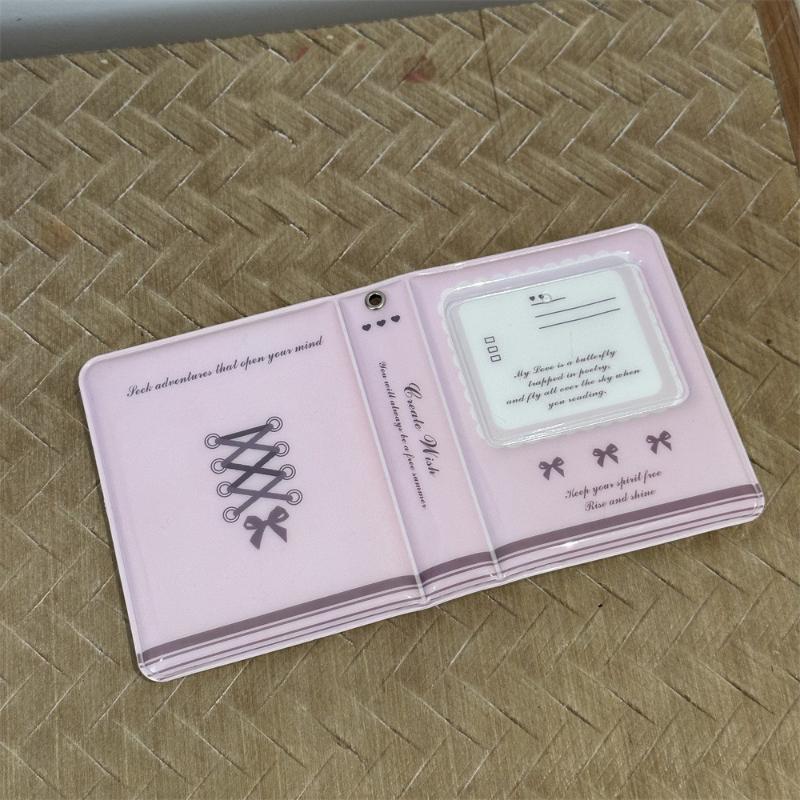 KPOP Photocard Album for 3 Inch Card Cute Blue Player Card Binder Lovely Heart PVC Photo Album Anime Card Sleeves Friends Gifts