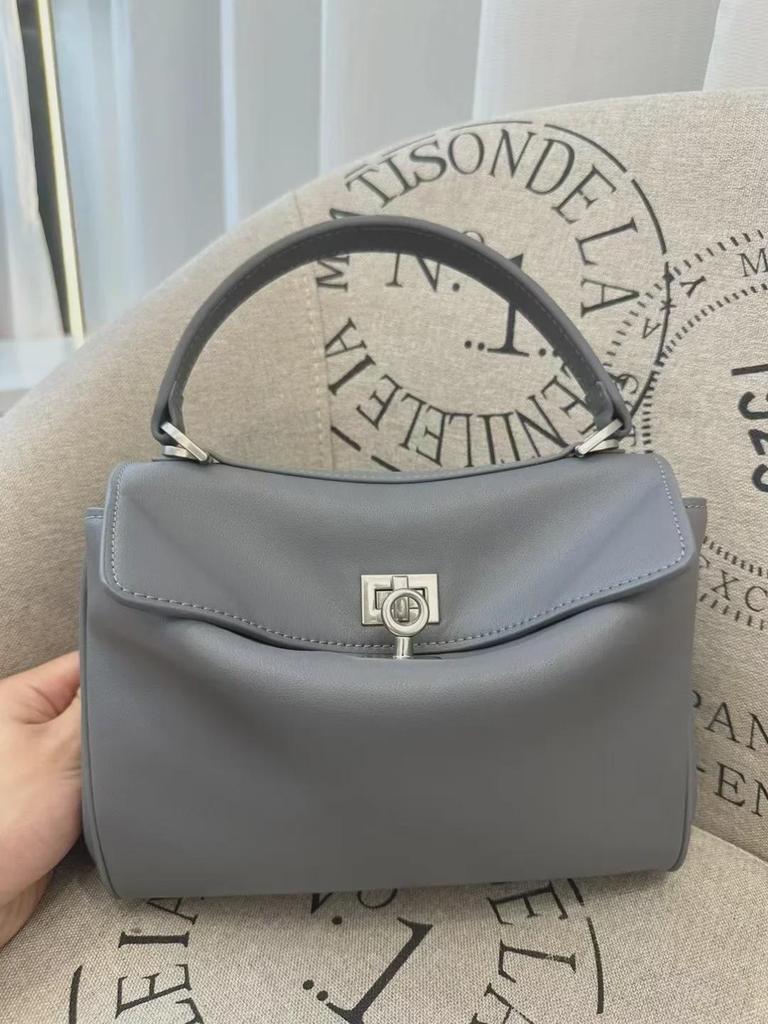 Стильная кожаная сумка-тоут большой вместимости 2024 года: Сумка/через плечо из натуральной коровьей кожи