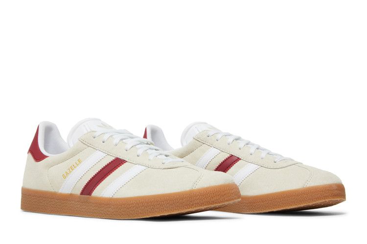 Men's Sneakers adidas Gazelle Aluminum Collegiate Burgundy Aluminium/Cloud White/Collegiate Burgundy