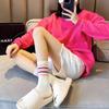 5Pairs Autumn Winter Sports Socks Striped White Socks Trendy Women Socks  Couple