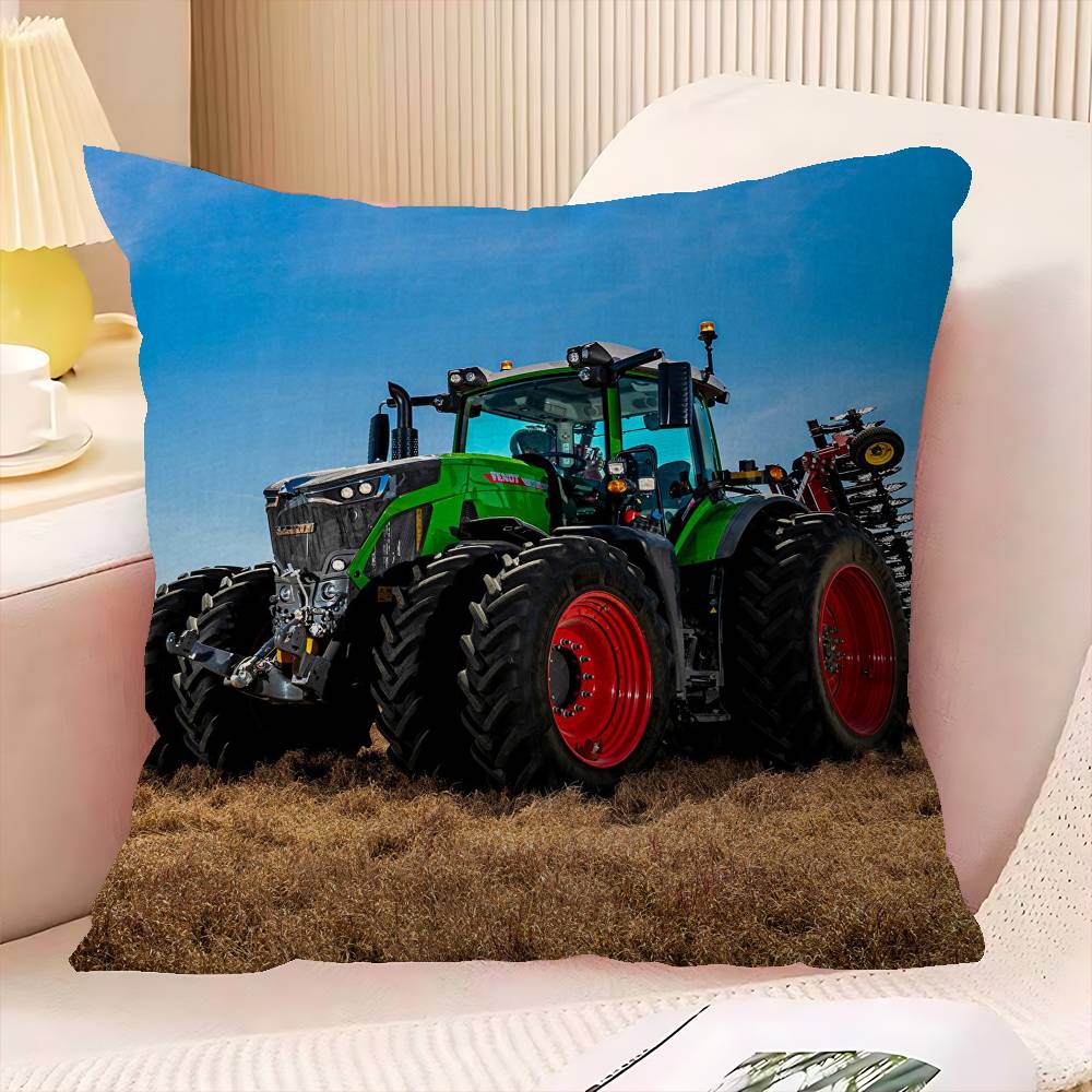 Car Tractor Decorative Room Aesthetics Pillow Case Home Decor Bedroom Sofa Bed Couch Pillow Cover 45X45