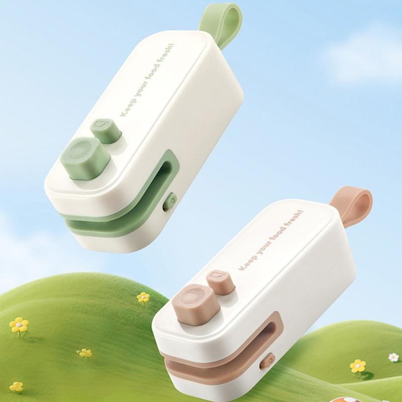 Портативный мини-запайщик пакетов для снеков, USB-перезаряжаемый запаечный аппарат для упаковки продуктов, незаменимая вещь для общежития