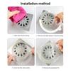 30Pcs Drain Hair Catcher Prevent Easy Filter Install Biodegradable Sewer Clogs Mesh Stickers Adhesive
