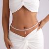 Tassel Pearl Waist Chain Geometric Party Belt Stylish Beads Chain Belt  Body Jewelry