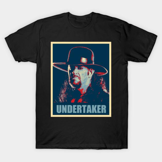 Мужская черная футболка с принтом Супербольшая футболка The Undertaker Печать на бумаге для трансфера без вырезания Хлопковая футболка - Мужская летняя хлопковая Гра...