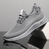 Мужская спортивная обувь Flyknit, повседневная сетчатая дышащая обувь, кроссовки на шнуровке, кроссовки для бега, размеры 39-44