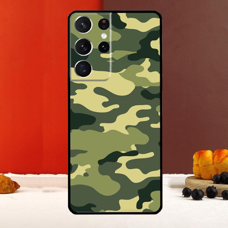 Neon Camo Cover For Samsung Galaxy S24 S25 Ultra S22 S23 Plus S20 S21 FE S9 S10 S25 FE Phone Case