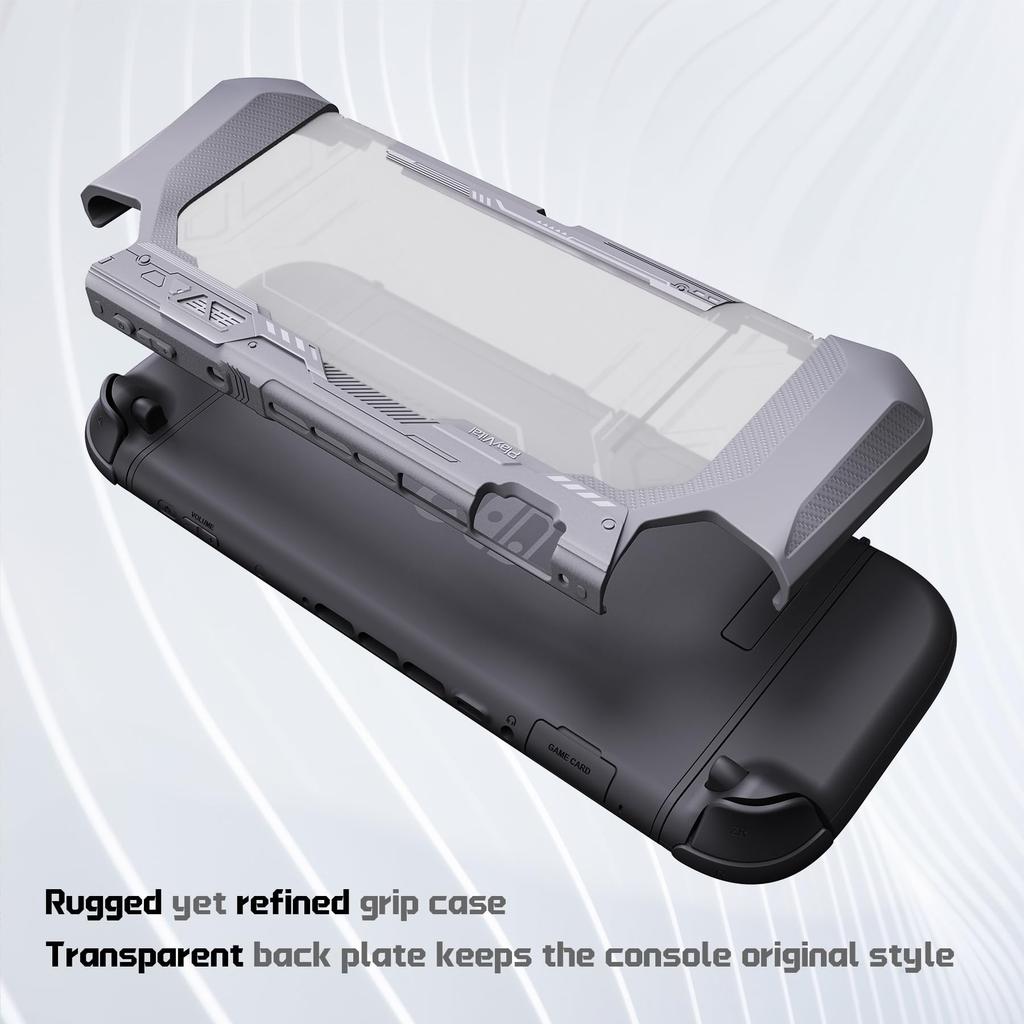 PlayVital METEOR TPU Soft Protective Case Cover for Nintendo Switch 2 Dock with Thumb and (2025), Compatible, Grips, Shockproof, Non-Slip,