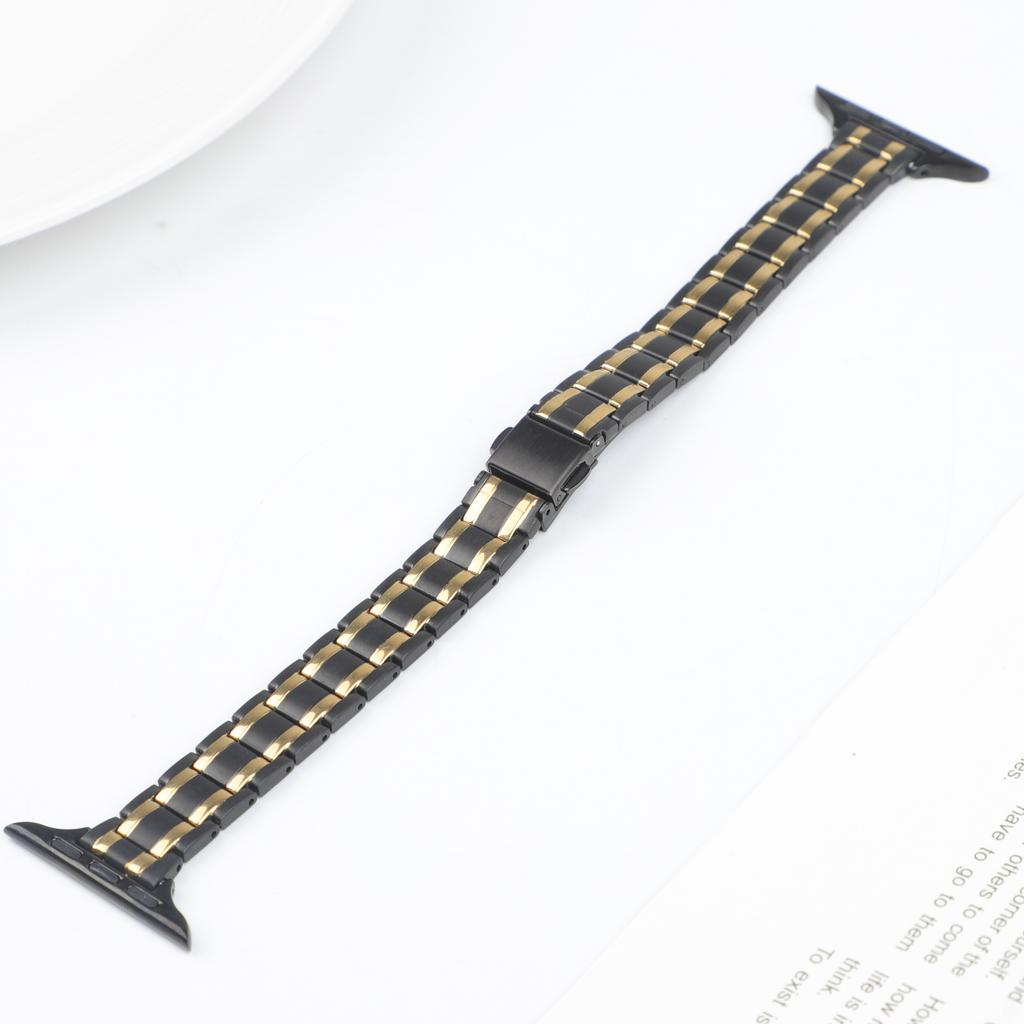 Slim Stainless Steel for Apple Watch band 40mm 44mm 46mm 49mm 38mm 41 42 45mm Metal Bracelet iWatch series 10 9 se Ultra2 strap