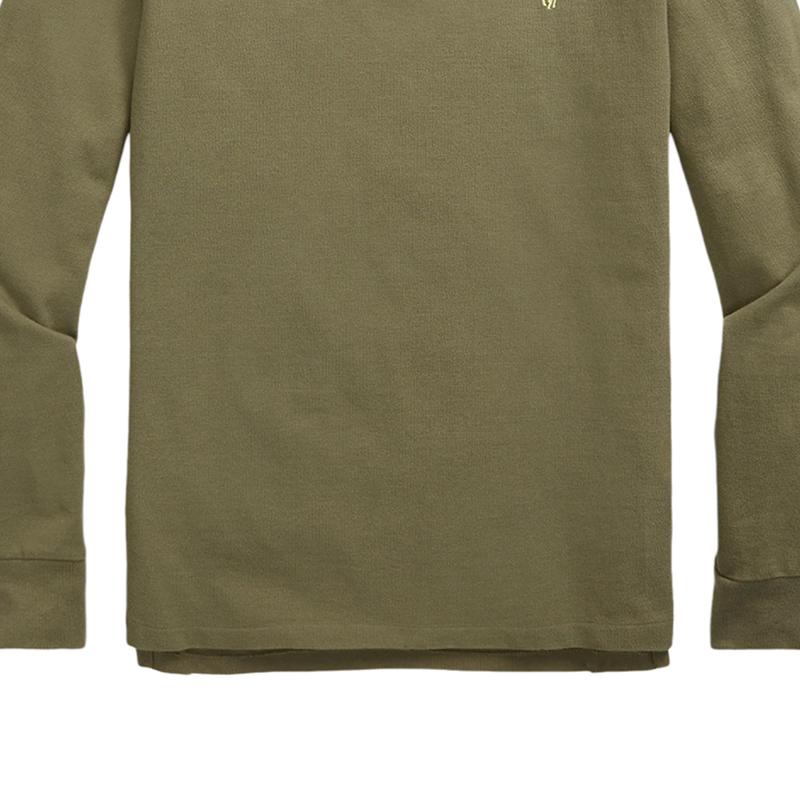 Polo Ralph Lauren логотип вышитый принт Slim Fit длинный рукав поло рубашка мужские топы зеленый MNPOKNI16821661-310