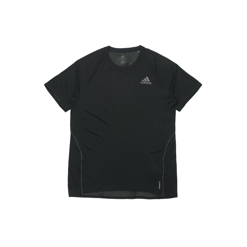 Adidas Adi Runner Tee Running Sports Short Sleeve T-Shirt Men Tops Black FM7637