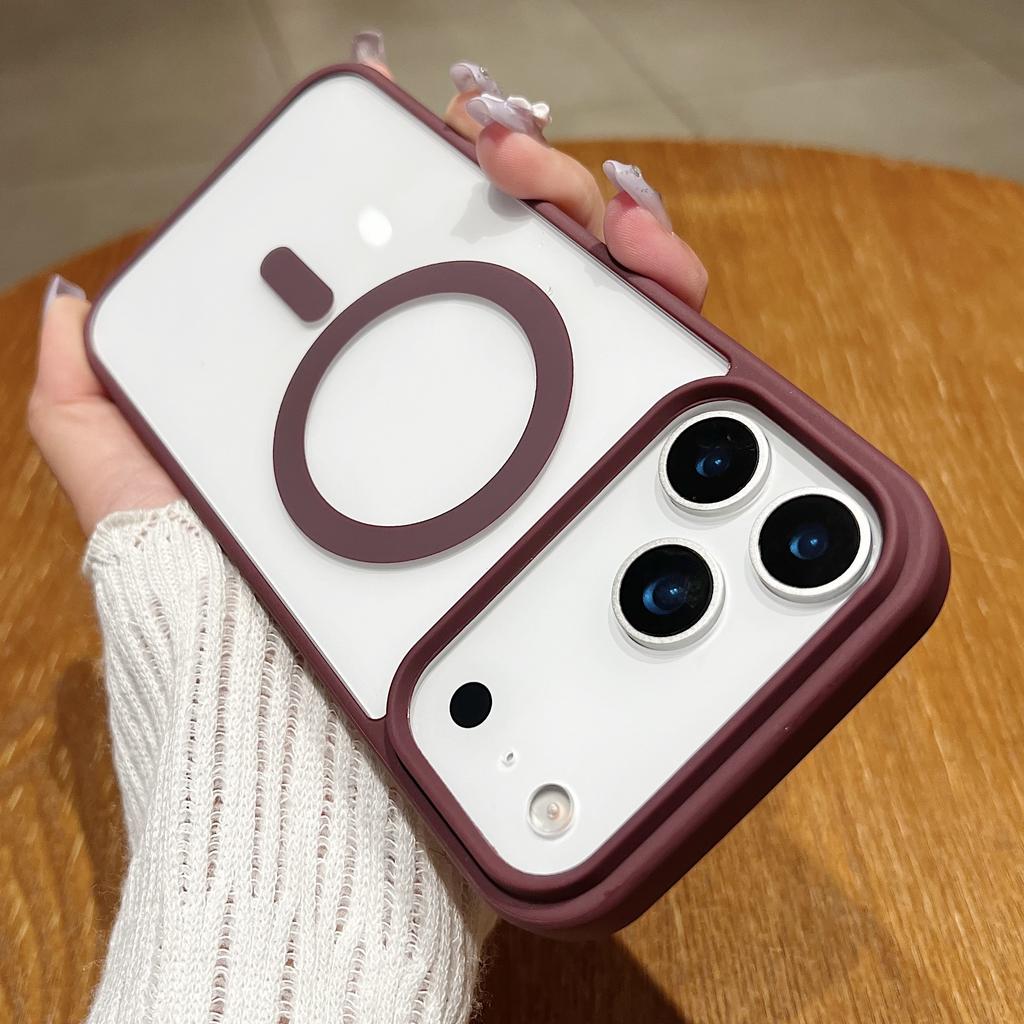 Luxury Shockproof For Magsafe Magnetic Phone Case for For Iphone 17 Air 16 15 14 Plus 13 12 Mini 11 Pro XR XS Max Clear Bumper Cover