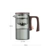 Fashion New Water Separation Inner Container Teapot One Click Magnetic Switch Tea Separation Filtration Glass Tea Pot