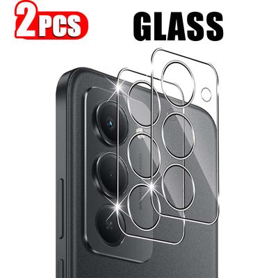 2 шт. Защитная пленка для камеры из закаленного стекла с двухслойным дизайном для Redmi 15 15C A5 4G 5G