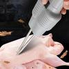 Электрическая ощипывательница птицы Ручной аппарат для ощипывания кур Высокоскоростное вращение Автоматическая регулировка натяжения Съемник перьев из нержавеющей стали