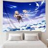 Genshin Impact characters9 Tapestry for Bedroom Aesthetic Classroom Tapestries Wall Hanging for Living Room Dorm Office,Ideal Creative Gift