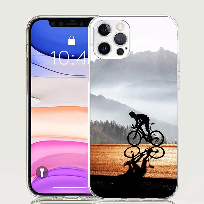 Спортивный чехол-держатель для телефона на велосипед для Apple iphone 16 15 14 13 12 Mini 11 Pro Max 16E X XS XR 7 Plus 8 + SE 2020 Модный Fundas