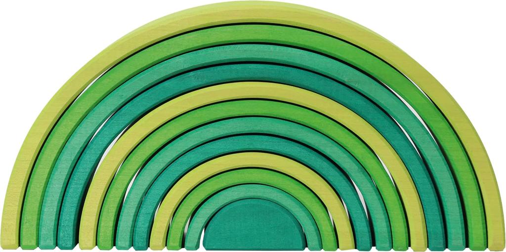 Grimm's GRIMM'S Green Arch Toy, SH10671, Educational Building Blocks for Interior Decor
