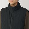 MUJI Men's Water-Repellent, Washable, Padded Walking Vest, AG003A4A, Black, Men's XL
