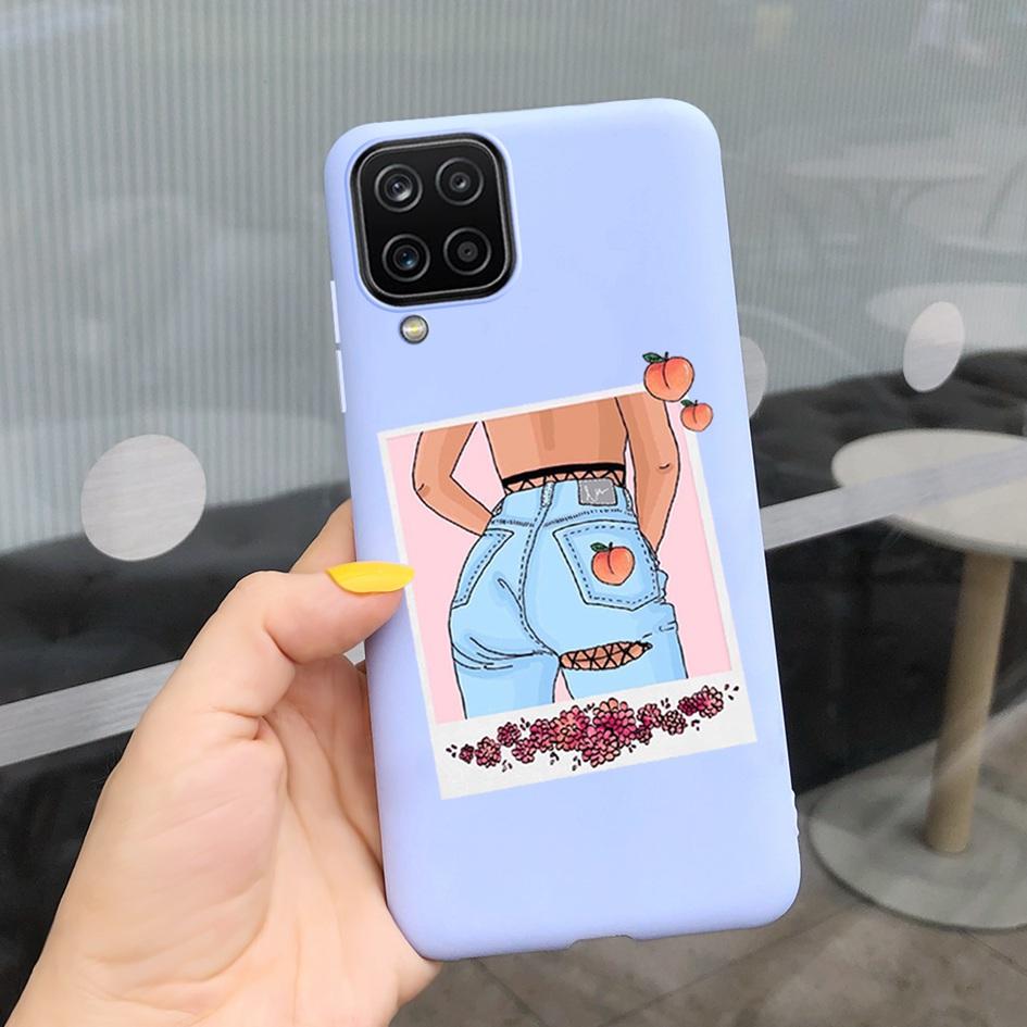 Чехол для Samsung Galaxy A12 Чехол для Samsung A42 5G Милое Сердечко Задняя крышка Fundas Для Samsung A 12 SM-A125F SM-A426B A 42 5G Чехлы для телефона