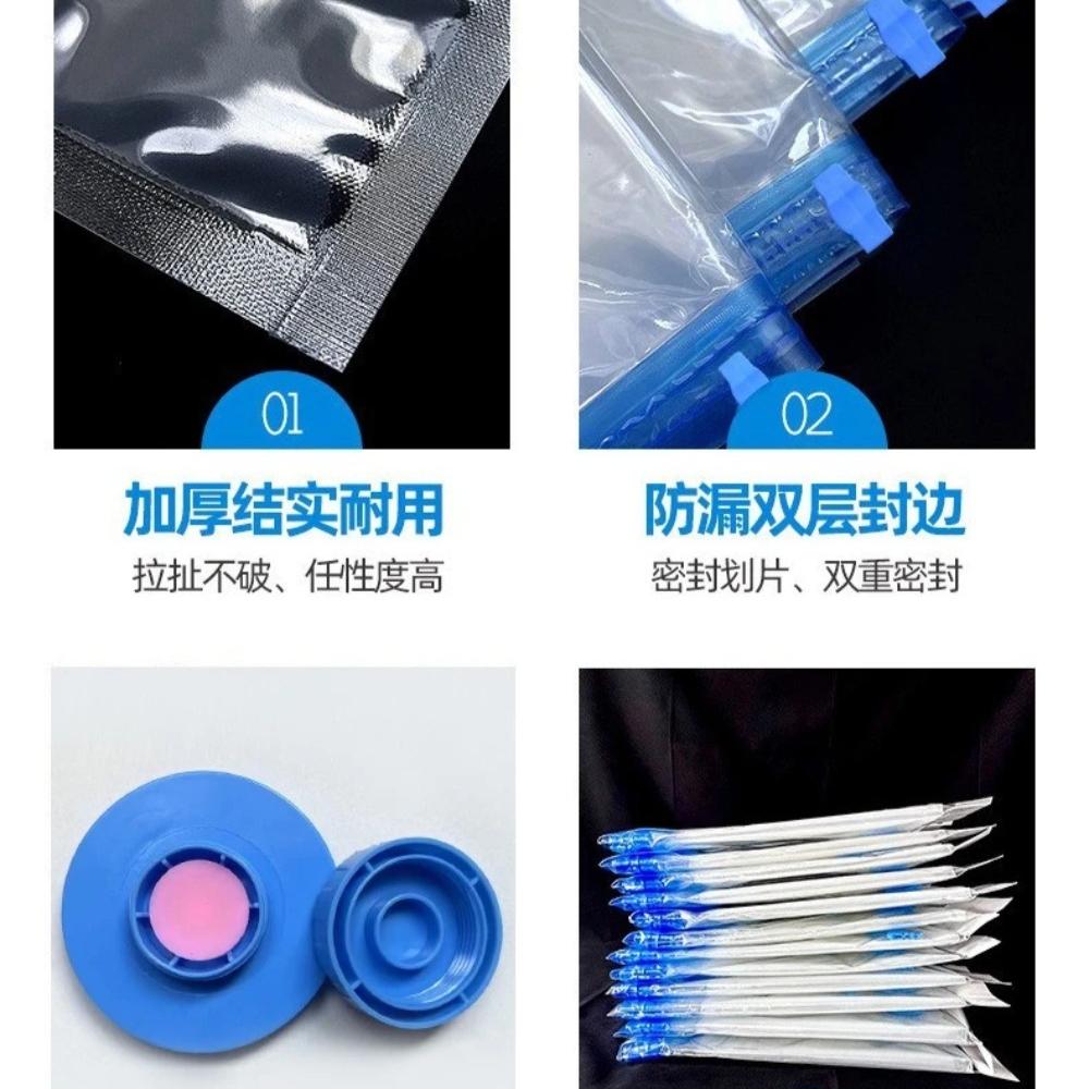 1 шт. вакуумные пакеты для хранения с клапаном складные компрессионные экономящие место для хранения одежды большого размера для полотенец, ткани, одеял