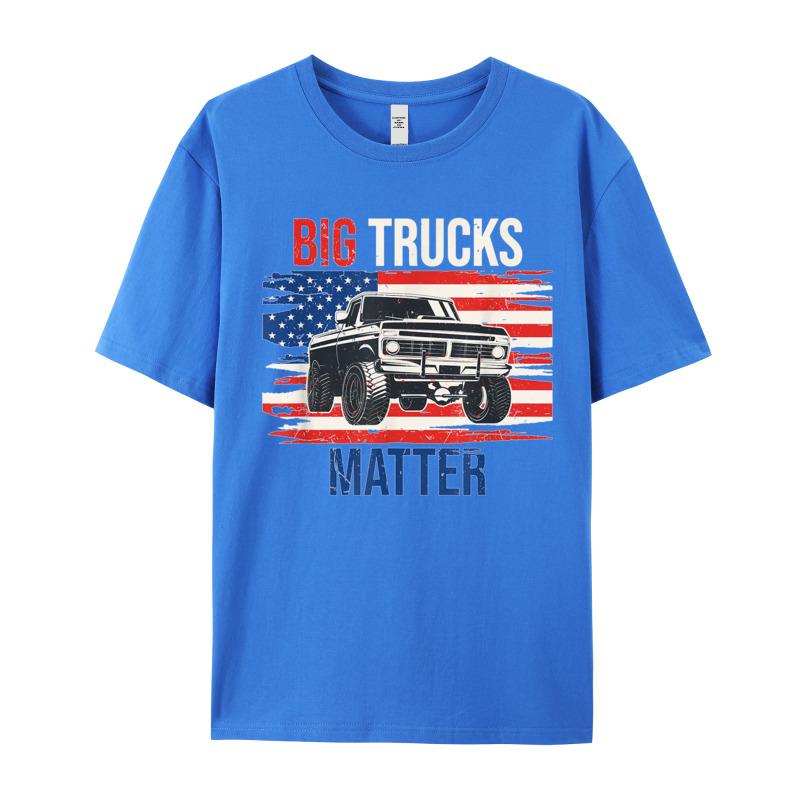 Gift Ideahip Hop Short Sleeve Tees Valentine Day Latest Oneck 100 Cotton T Shirts Youth T Shirts Funny Big Trucks Matter Love