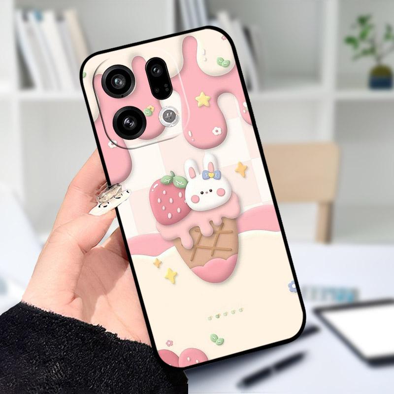 Чехол для OPPO Find X9 X9Pro, мягкий силикон, черный ТПУ, защитная задняя крышка для телефона OPPO FindX9 X 9Pro, ударопрочный бампер