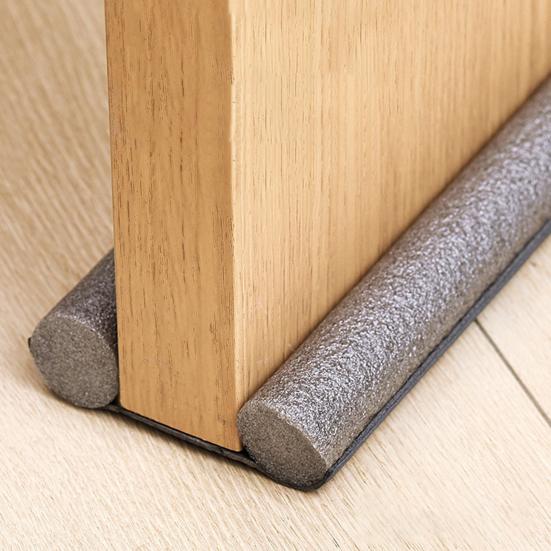 Door Seam Seal Flexible Cut Freely Door Draft Stopper Bottom Seal Strip Weather Stripping for Home