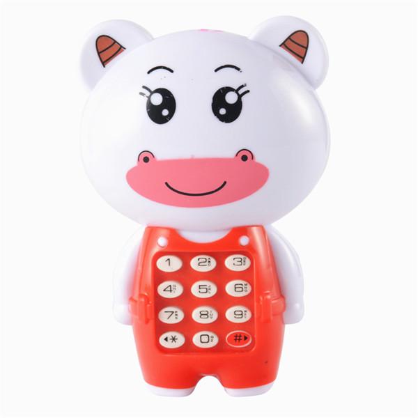 Электронный игрушечный телефон, музыкальный детский телефон, игрушка для раннего образования, мультяшный телефон, мобильный телефон, детская игрушка