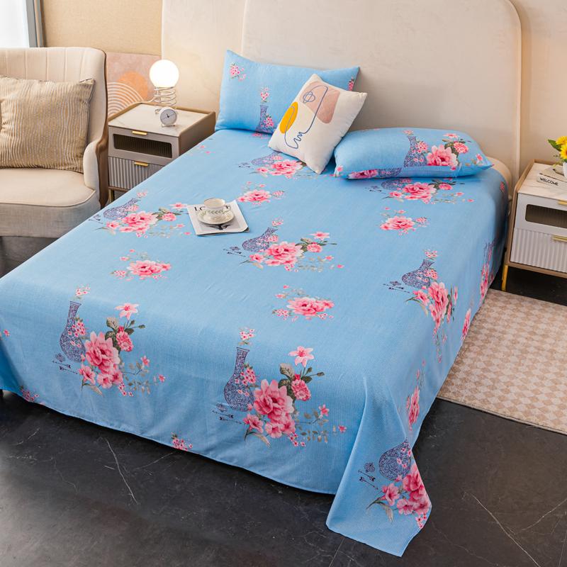 Простыни в цветочном стиле, мягкие, плоские простыни, домашнее постельное белье, односпальные/двуспальные/размера «queen-size», простыни sabanas para cama (Наволочка Нужен заказ)