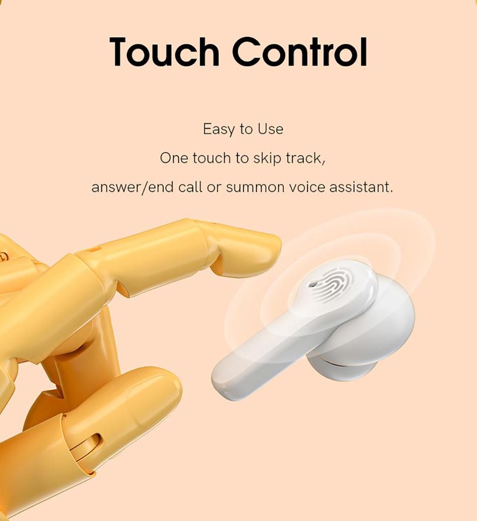 QCY T13 Bluetooth-наушники V5.1 Беспроводные TWS наушники с сенсорным управлением 4 микрофона ENC HD гарнитура для вызовов Настройка приложения