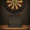 Wall Mounted Dart Rack Holder Stand with 6 Slot Durable Acrylic Organizer Compact Professional Display Rack for Game Room Storage And Organization