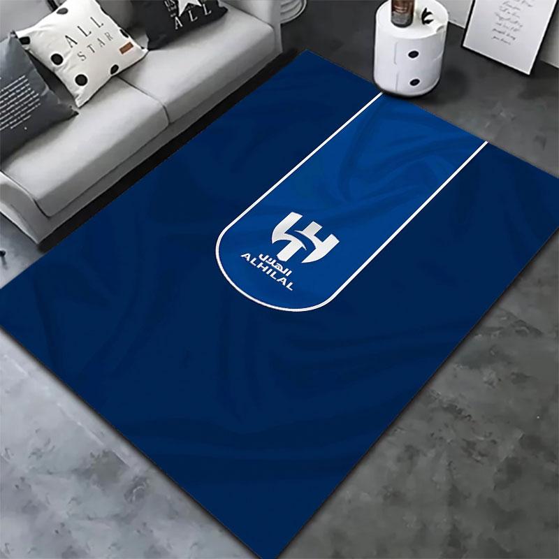 Al-Hilal Saudi FC Carpet Rug for Living Room Bedroom Home Sofa Decoration,Kids play Non-slip Floor Mat