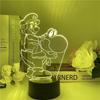 Super Mario Yoshi 3d Acrylic Night Lamp With Touch Control For Kids Room