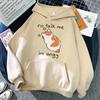 Y2k No Talk Me Cute Angry Cat Print Women Hoody Hip Hop Soft Hoodies Casual Fleece Pullovers Oversize Fleece Woman Streetwear