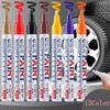 12pcs Permanent Marker Pens, Tire Painting Graffiti Paint Pens, For Art, White, Black, Blue, Red And Other 12 Colors Available