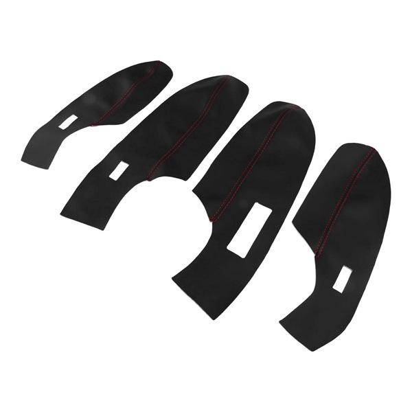 Car Interior Door Armrest Panel Cover, PU Leather, Color: As Shown, for Volkswagen.