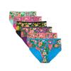 Ladies Floral Print Cotton Briefs Panties For Women 2XL 3XL 4XL 6 Pcs/lots