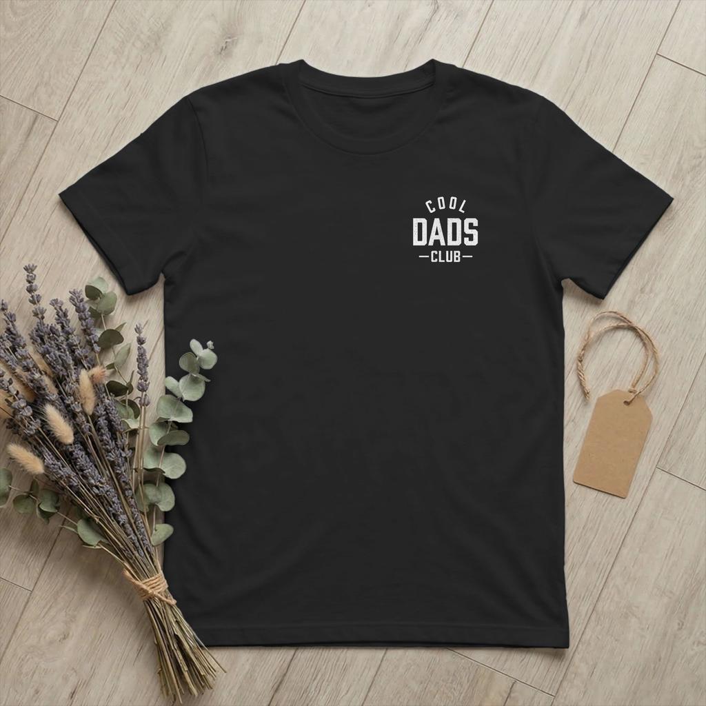 Cool Dads Club Best Dad Ever Unisex T Shirt Retro Fathers Day Humorous Tee Short Sleeve Crew Neck TShirt Cotton 4XL 5XL Clothing