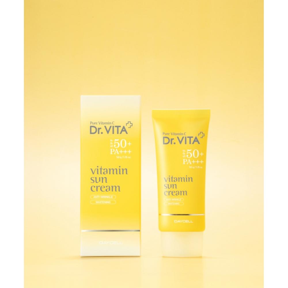 Drvita Чистый Витамин С Смешанная эссенция Солнцезащитный крем SPF 50+ PA+++ 50мл