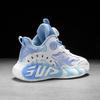 Children's basketball shoes Boys and girls sports shoes Friction sound Four seasons new leather breathable lightweight training shoes