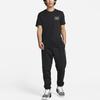Nike Мужская футболка с круглым вырезом с логотипом Alphabet, черные FD0073-010