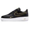 Nike Air Force 1 Black Metallic Gold White - Da8481001