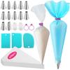 Piping Bags and Tips Set -120pcs Ultimate Cake Decorating Supplies Kit Includ Pastry Bag Frosting Tips Icing Scrapers For Baking
